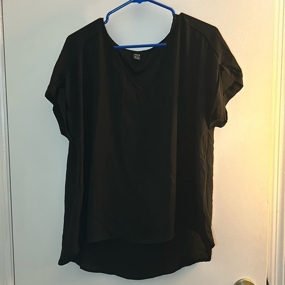 SHEIN black xl blouse